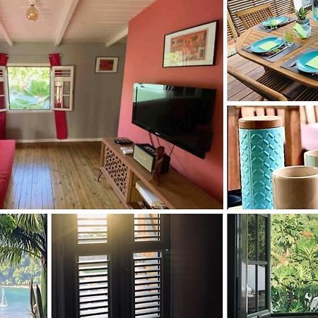 Habitation Baliache - Maison Creole Avec Jardin Privatif, Plage A 200M Deshaies Ngoại thất bức ảnh