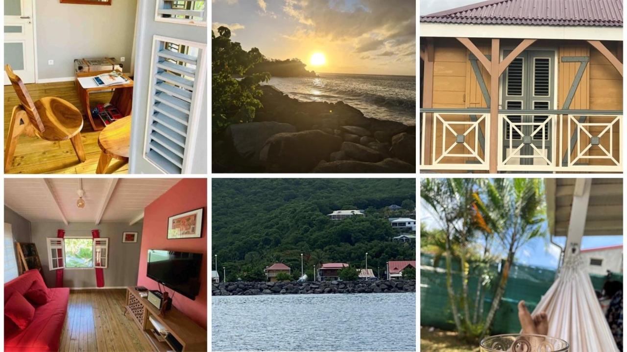 Habitation Baliache - Maison Creole Avec Jardin Privatif, Plage A 200M Deshaies Ngoại thất bức ảnh